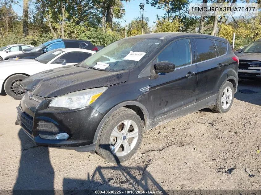 2015 Ford Escape Se VIN: 1FMCU9GX3FUA76477 Lot: 40630225