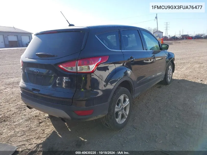 2015 Ford Escape Se VIN: 1FMCU9GX3FUA76477 Lot: 40630225