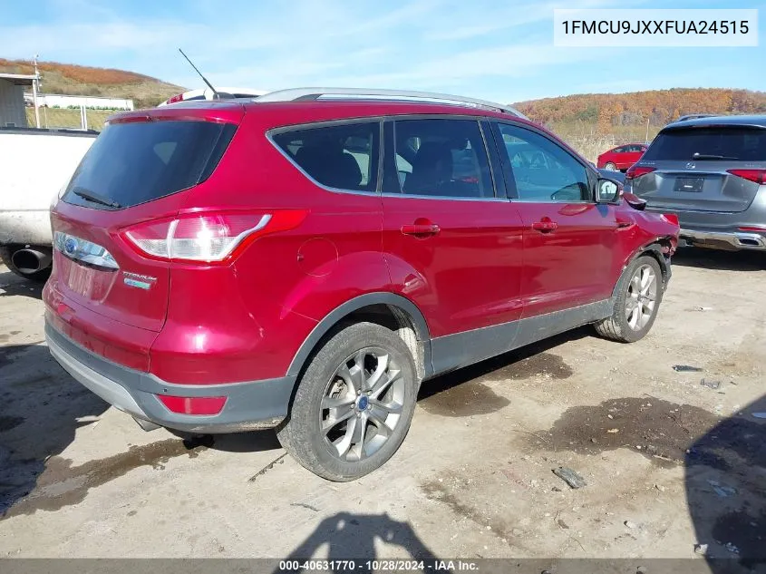 2015 Ford Escape Titanium VIN: 1FMCU9JXXFUA24515 Lot: 40631770