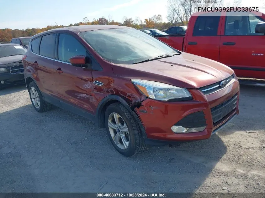 2015 Ford Escape Se VIN: 1FMCU9G92FUC33675 Lot: 40633712