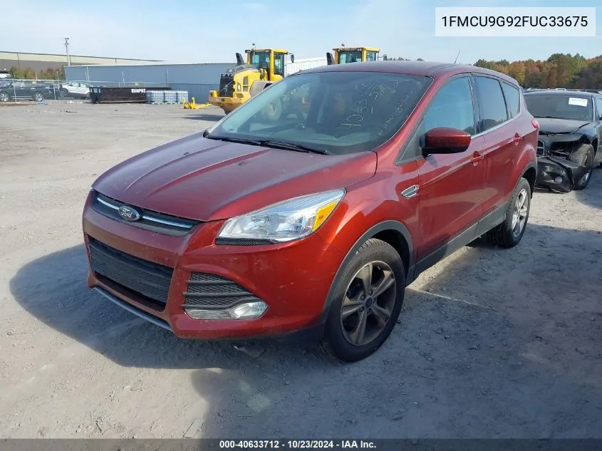 2015 Ford Escape Se VIN: 1FMCU9G92FUC33675 Lot: 40633712