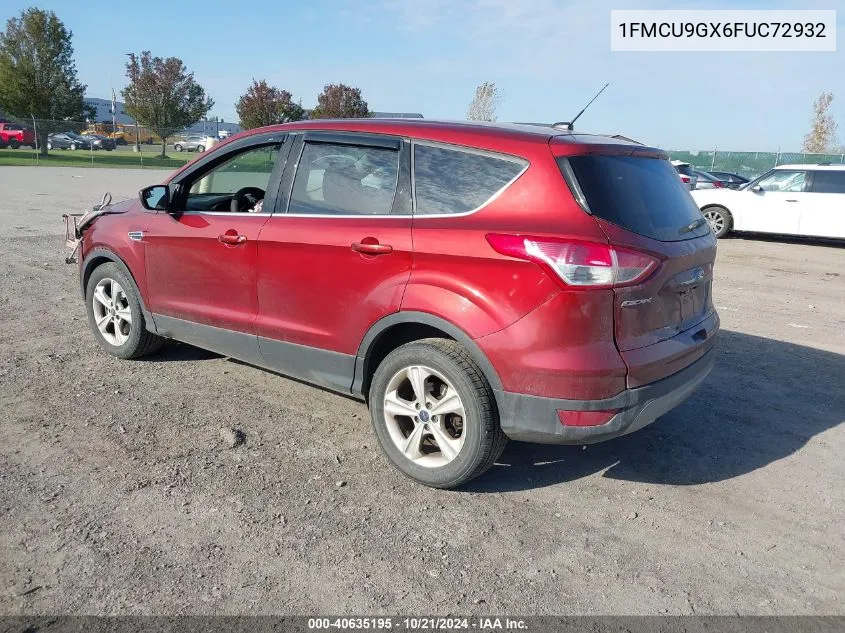 1FMCU9GX6FUC72932 2015 Ford Escape Se