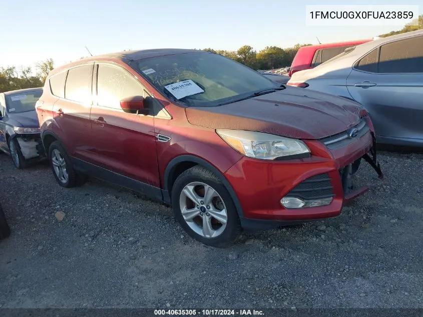 2015 Ford Escape Se VIN: 1FMCU0GX0FUA23859 Lot: 40635305