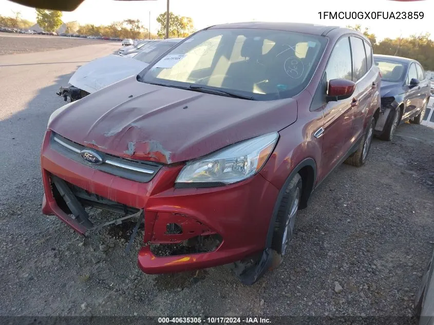 2015 Ford Escape Se VIN: 1FMCU0GX0FUA23859 Lot: 40635305