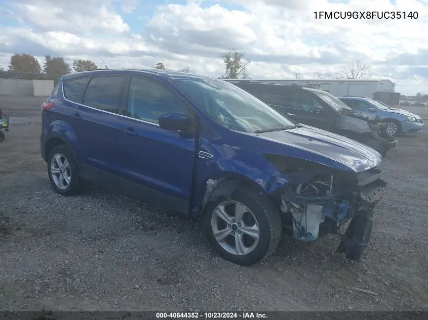 2015 Ford Escape Se VIN: 1FMCU9GX8FUC35140 Lot: 40644352