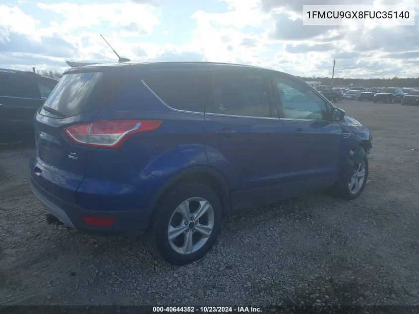 2015 Ford Escape Se VIN: 1FMCU9GX8FUC35140 Lot: 40644352