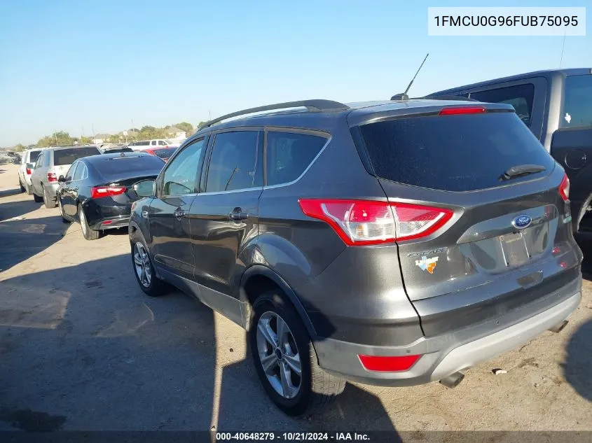 2015 Ford Escape Se VIN: 1FMCU0G96FUB75095 Lot: 40648279