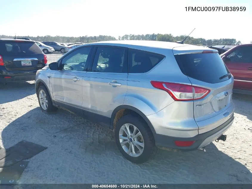 2015 Ford Escape Se VIN: 1FMCU0G97FUB38959 Lot: 40654680