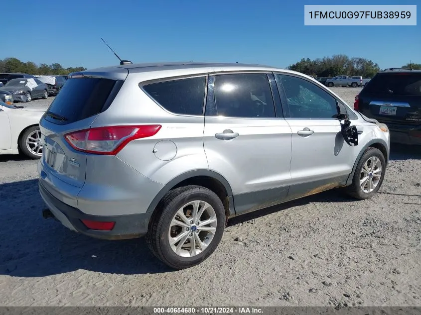 2015 Ford Escape Se VIN: 1FMCU0G97FUB38959 Lot: 40654680