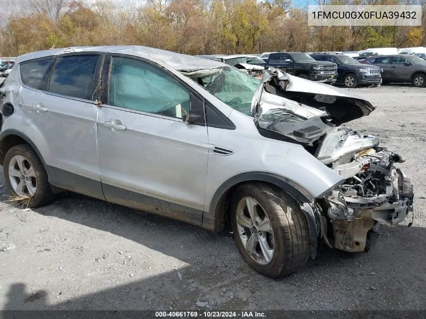 2015 Ford Escape Se VIN: 1FMCU0GX0FUA39432 Lot: 40661769