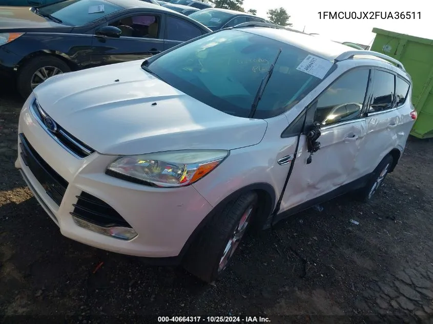 2015 Ford Escape Titanium VIN: 1FMCU0JX2FUA36511 Lot: 40664317