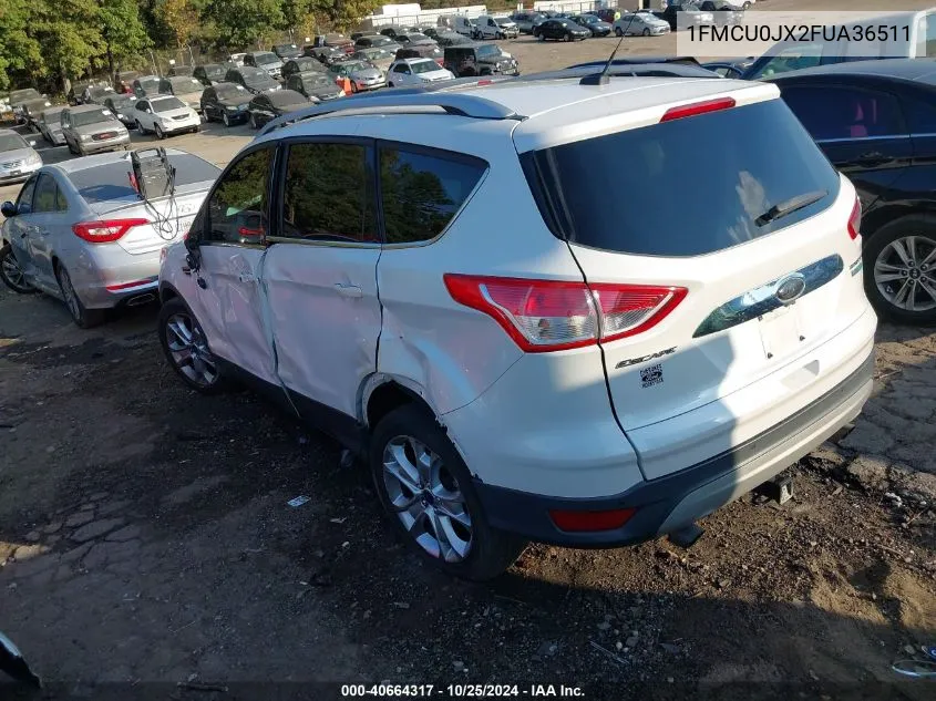 2015 Ford Escape Titanium VIN: 1FMCU0JX2FUA36511 Lot: 40664317