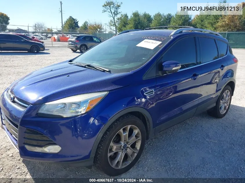 2015 Ford Escape Titanium VIN: 1FMCU9J94FUB91213 Lot: 40667637