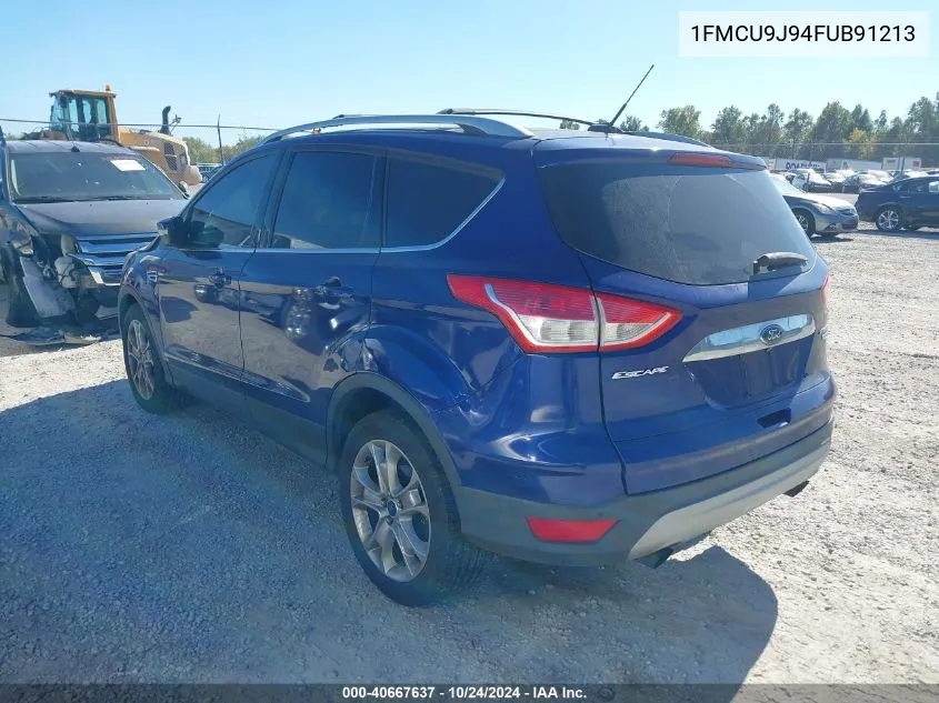 2015 Ford Escape Titanium VIN: 1FMCU9J94FUB91213 Lot: 40667637