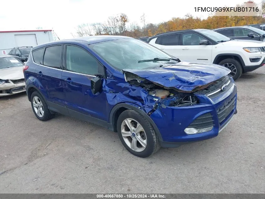 2015 Ford Escape Se VIN: 1FMCU9G9XFUB01716 Lot: 40667850