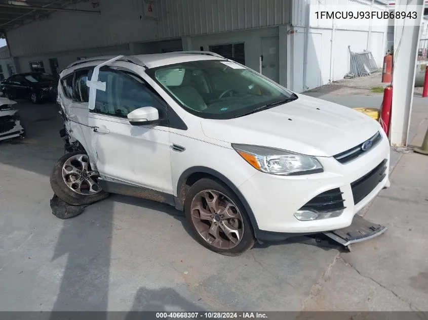 2015 Ford Escape Titanium VIN: 1FMCU9J93FUB68943 Lot: 40668307