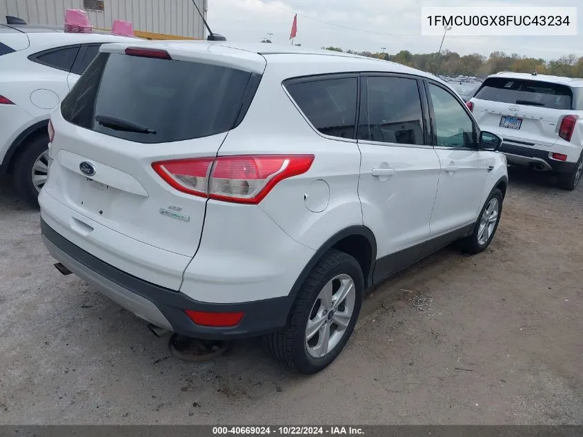 2015 Ford Escape Se VIN: 1FMCU0GX8FUC43234 Lot: 40669024