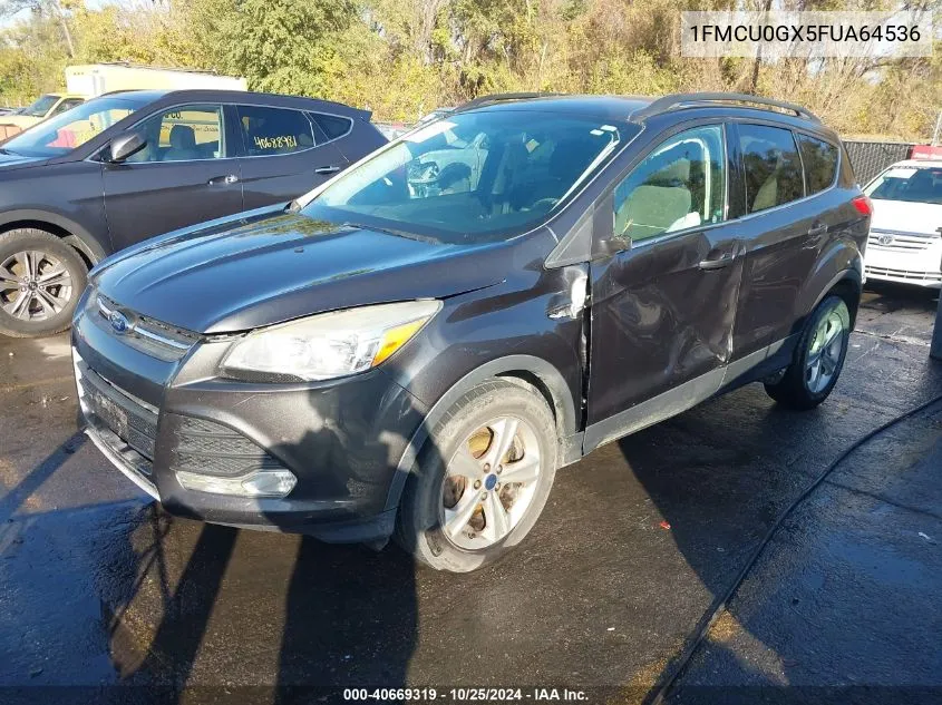 2015 Ford Escape Se VIN: 1FMCU0GX5FUA64536 Lot: 40669319