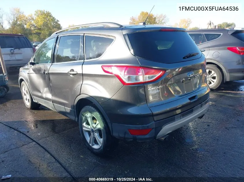 2015 Ford Escape Se VIN: 1FMCU0GX5FUA64536 Lot: 40669319