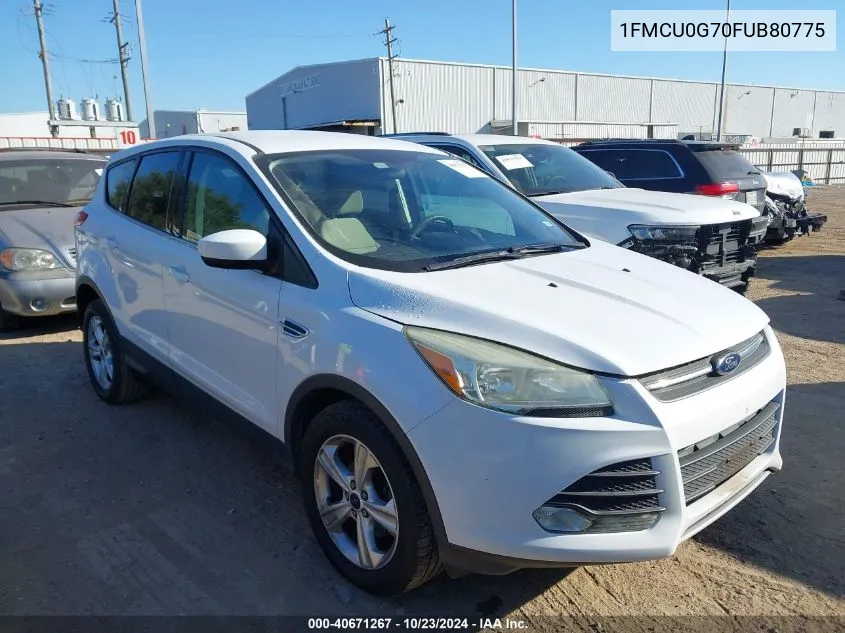 2015 Ford Escape Se VIN: 1FMCU0G70FUB80775 Lot: 40671267