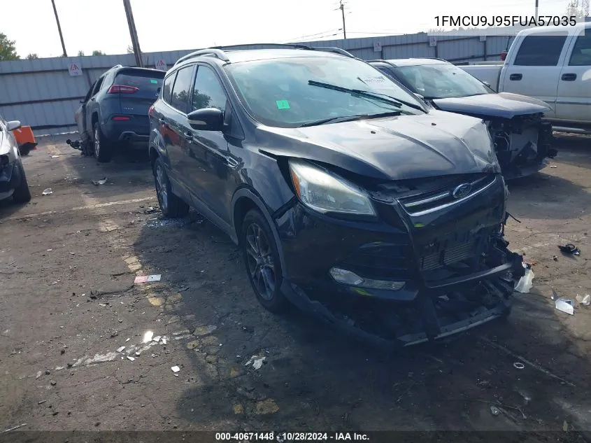 2015 Ford Escape Titanium VIN: 1FMCU9J95FUA57035 Lot: 40671448