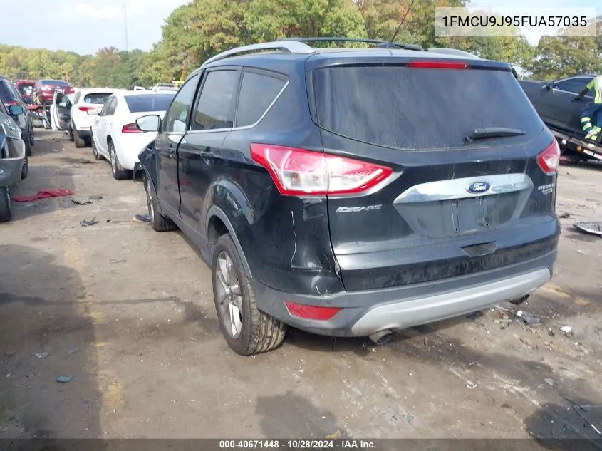 2015 Ford Escape Titanium VIN: 1FMCU9J95FUA57035 Lot: 40671448