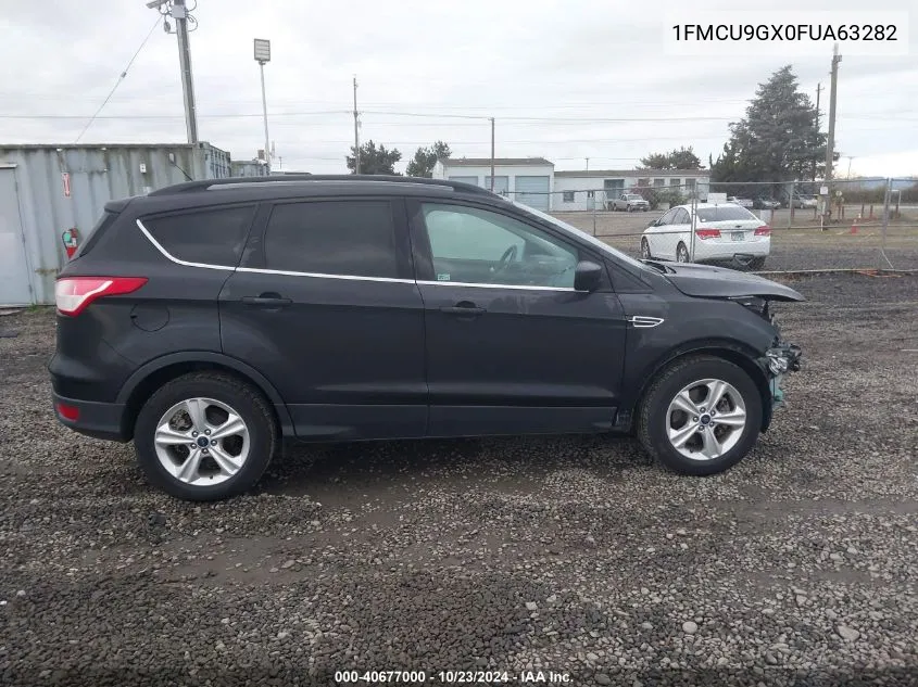 2015 Ford Escape Se VIN: 1FMCU9GX0FUA63282 Lot: 40677000