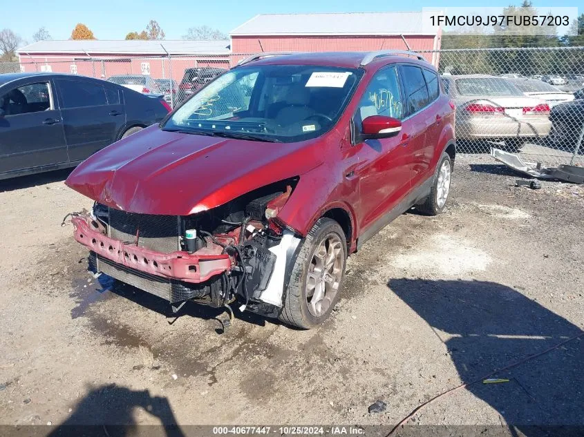 2015 Ford Escape Titanium VIN: 1FMCU9J97FUB57203 Lot: 40677447