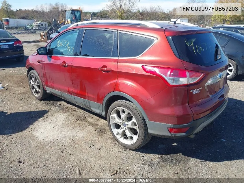 2015 Ford Escape Titanium VIN: 1FMCU9J97FUB57203 Lot: 40677447