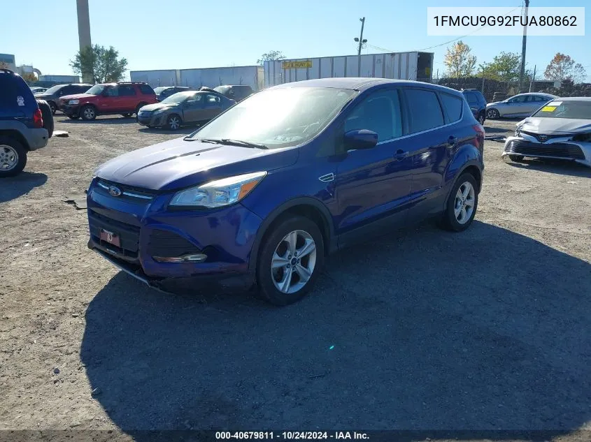 2015 Ford Escape Se VIN: 1FMCU9G92FUA80862 Lot: 40679811