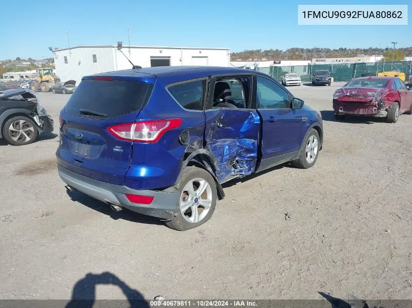 2015 Ford Escape Se VIN: 1FMCU9G92FUA80862 Lot: 40679811