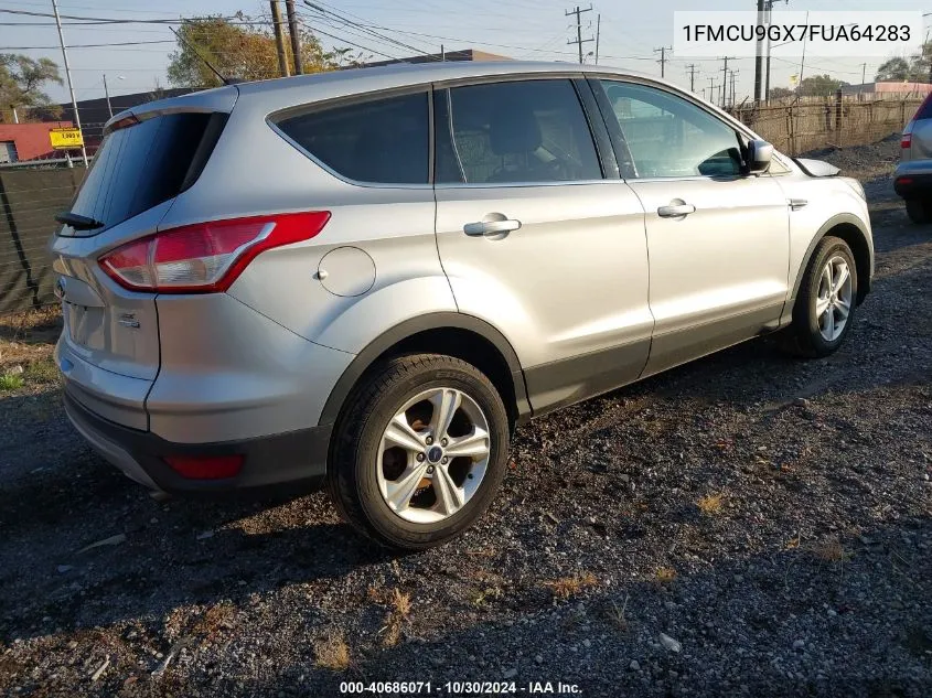 2015 Ford Escape Se VIN: 1FMCU9GX7FUA64283 Lot: 40686071