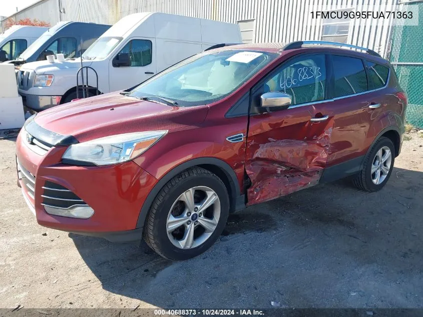 2015 Ford Escape Se VIN: 1FMCU9G95FUA71363 Lot: 40688373