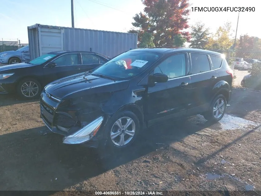 2015 Ford Escape Se Fwd Se VIN: 1FMCU0GX4FUC32490 Lot: 40696581