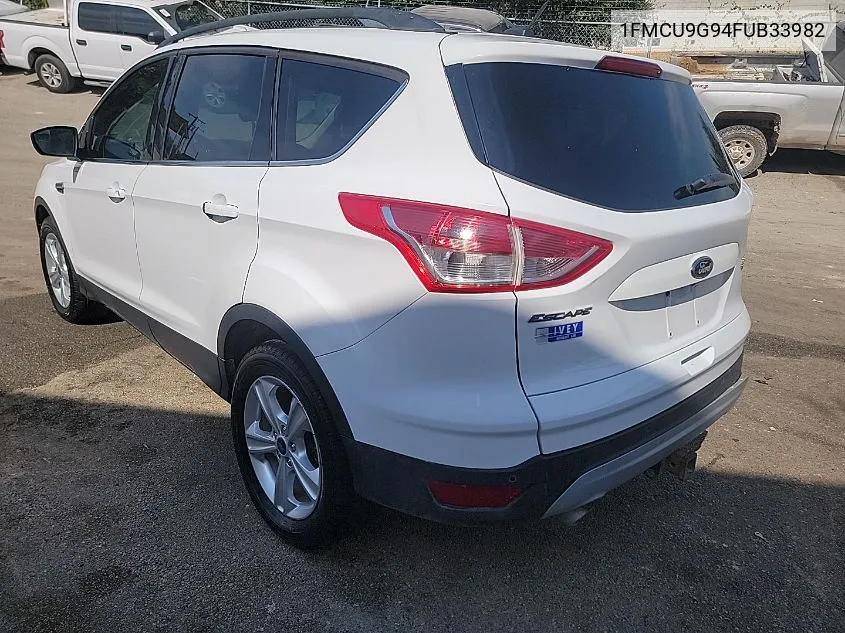 2015 Ford Escape Se VIN: 1FMCU9G94FUB33982 Lot: 40697010