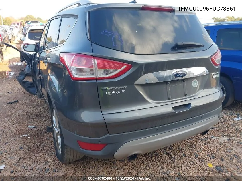 2015 Ford Escape Titanium VIN: 1FMCU0J96FUC73861 Lot: 40702480