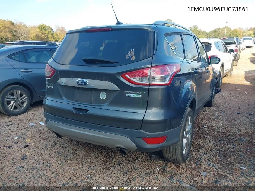 2015 Ford Escape Titanium VIN: 1FMCU0J96FUC73861 Lot: 40702480