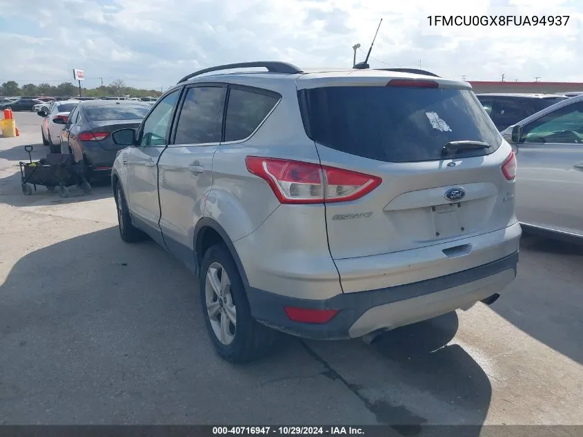 2015 Ford Escape Se VIN: 1FMCU0GX8FUA94937 Lot: 40716947