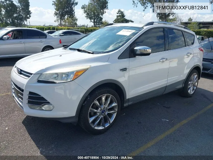 2015 Ford Escape Se VIN: 1FMCU0GXXFUB12841 Lot: 40718904