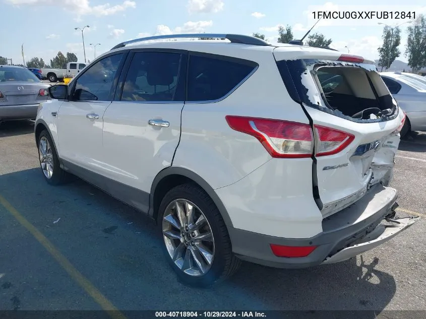 2015 Ford Escape Se VIN: 1FMCU0GXXFUB12841 Lot: 40718904