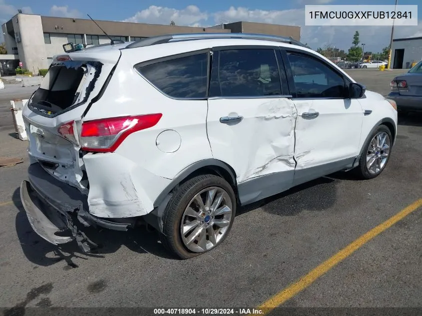 2015 Ford Escape Se VIN: 1FMCU0GXXFUB12841 Lot: 40718904