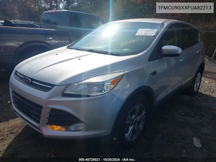 2015 Ford Escape Se VIN: 1FMCU9GXXFUA82213 Lot: 40728021