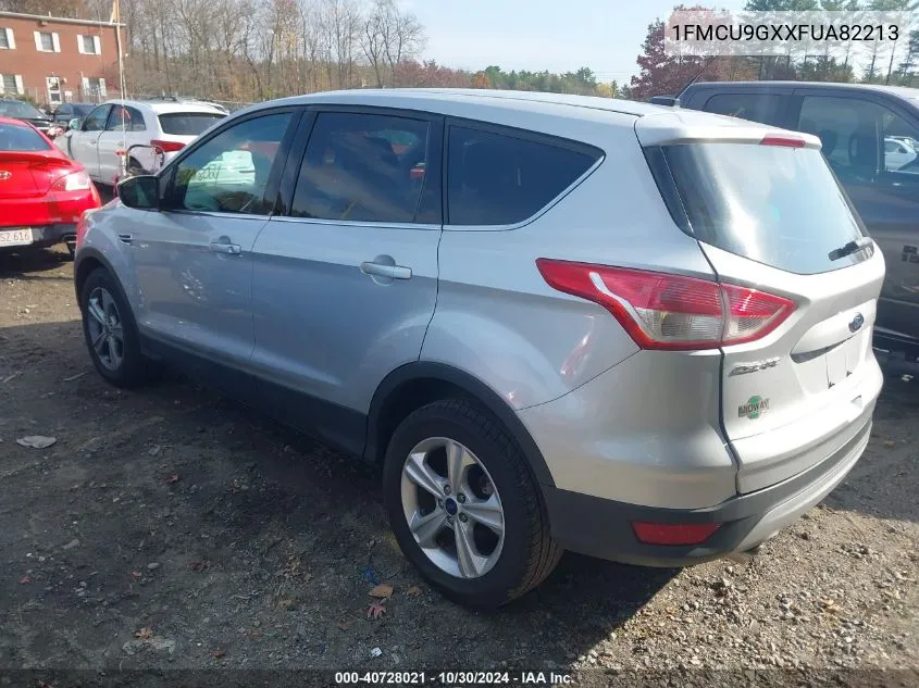 2015 Ford Escape Se VIN: 1FMCU9GXXFUA82213 Lot: 40728021