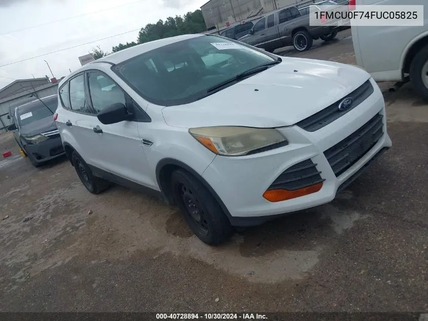 1FMCU0F74FUC05825 2015 Ford Escape S