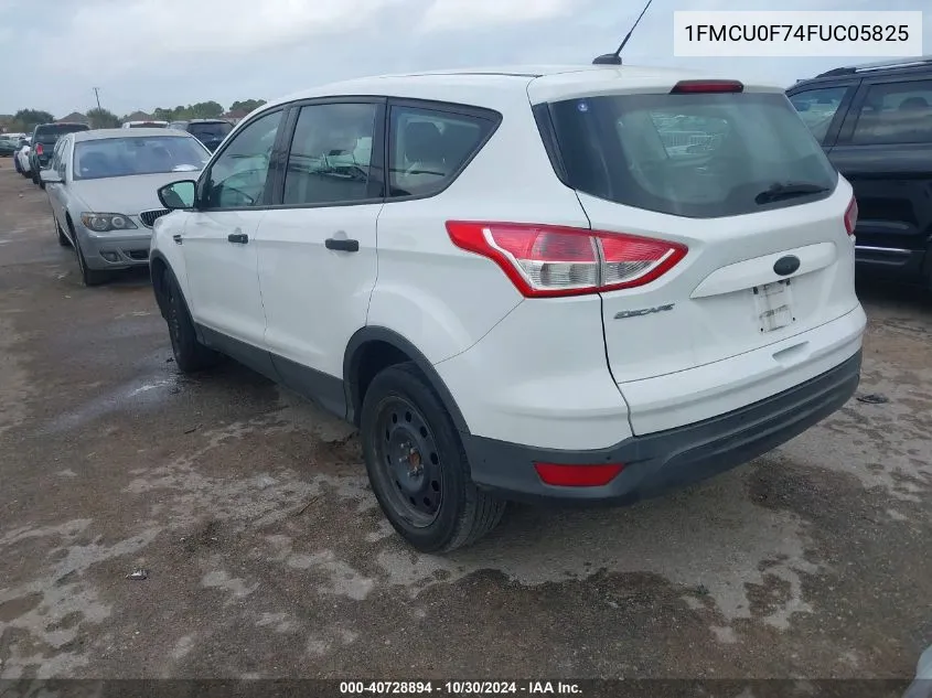 1FMCU0F74FUC05825 2015 Ford Escape S