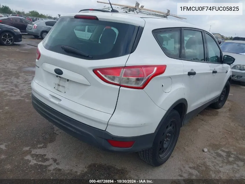 2015 Ford Escape S VIN: 1FMCU0F74FUC05825 Lot: 40728894