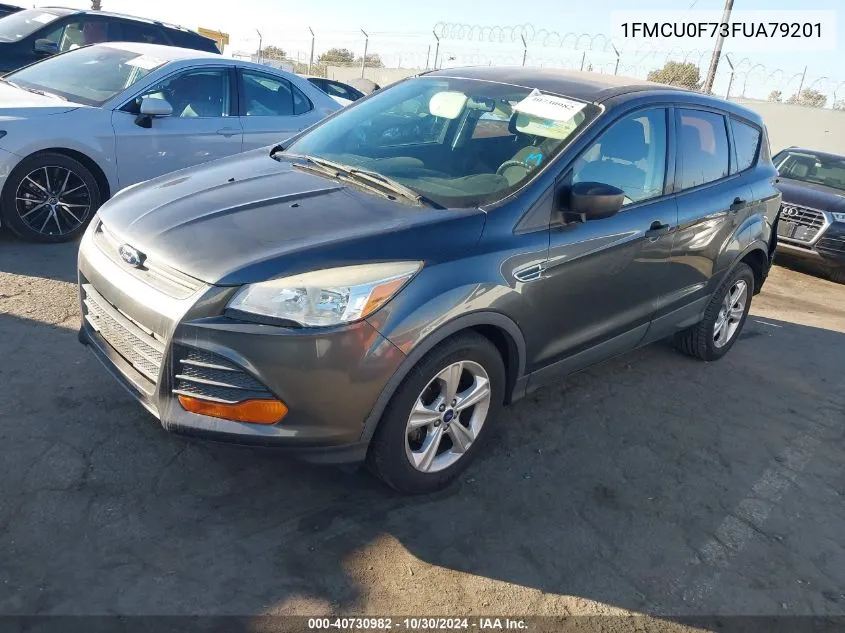 2015 Ford Escape S VIN: 1FMCU0F73FUA79201 Lot: 40730982