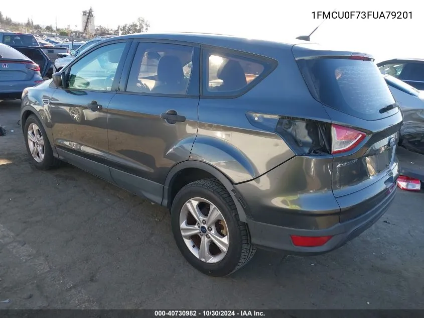 2015 Ford Escape S VIN: 1FMCU0F73FUA79201 Lot: 40730982