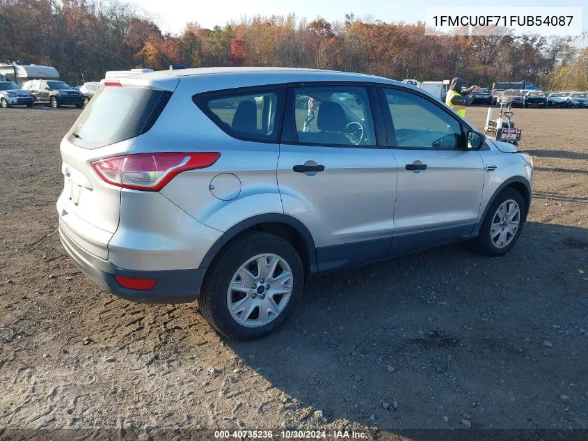 1FMCU0F71FUB54087 2015 Ford Escape S