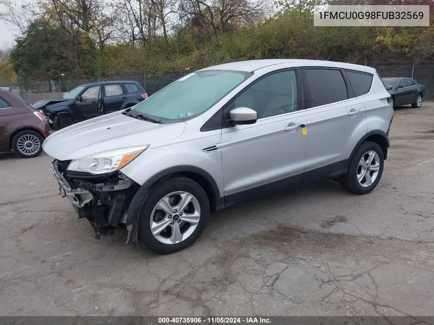 2015 Ford Escape Se VIN: 1FMCU0G98FUB32569 Lot: 40735906